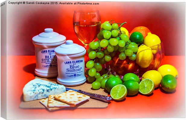 A Perfect Snack With A Twist Of Citrus  Canvas Print by Sandi-Cockayne ADPS