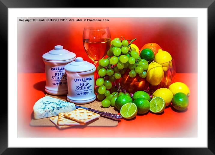 A Perfect Snack With A Twist Of Citrus  Framed Mounted Print by Sandi-Cockayne ADPS