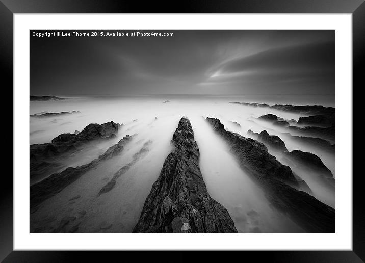  Low light seascape Framed Mounted Print by Lee Thorne
