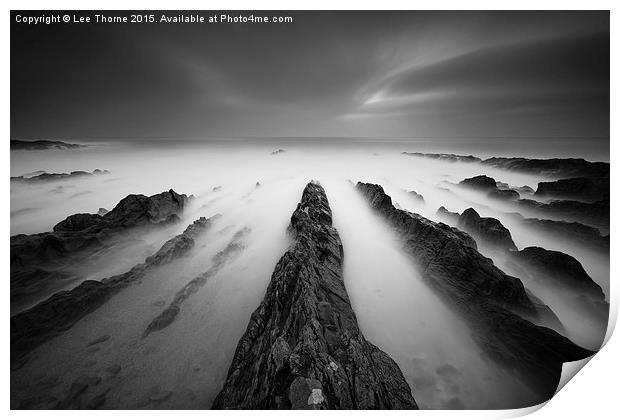  Low light seascape Print by Lee Thorne