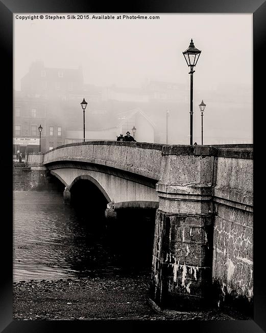  Victoria Pl Bridge, Wick Scotland Framed Print by Stephen Silk