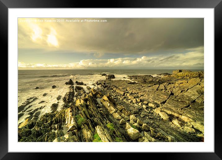  Coastal Geographical  Framed Mounted Print by Rob Hawkins