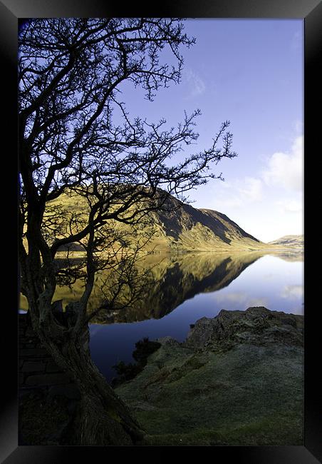 Reflections of Crummock Water Framed Print by James Lavott
