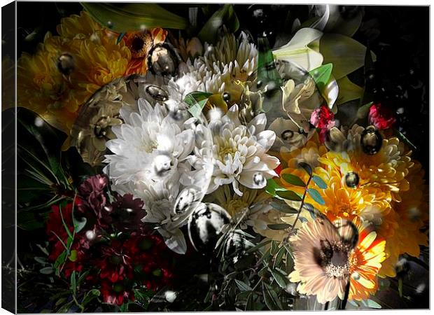Stunning Bouquet  Canvas Print by sylvia scotting