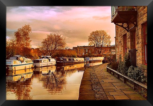  Dawn at Skipton . Framed Print by Irene Burdell