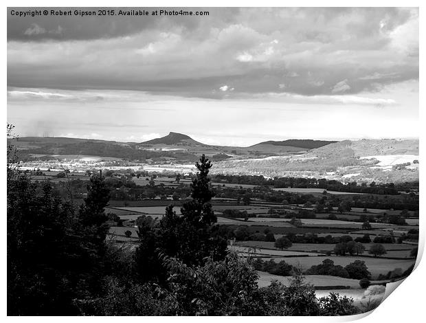  Roseberry Topping in North Yorkshire Print by Robert Gipson
