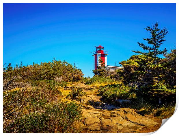 Point Prim Lighthouse, Digby, Nova Scotia, Canada Print by Mark Llewellyn