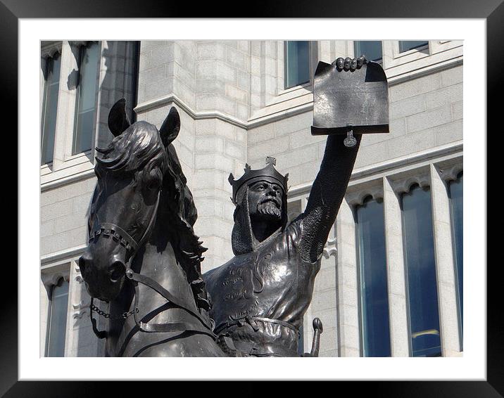  Robert the Bruce Statue Aberdeen Framed Mounted Print by ian jackson