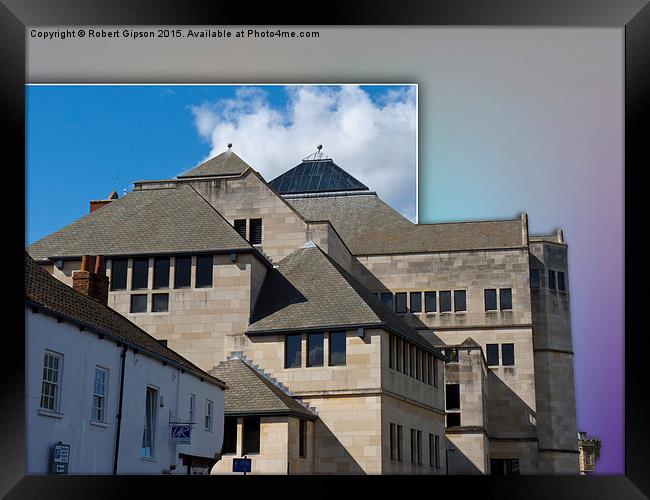 York Modern architecture out of bounds Framed Print by Robert Gipson