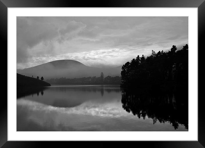  Glencorse Reservoir Framed Mounted Print by Gary Collins