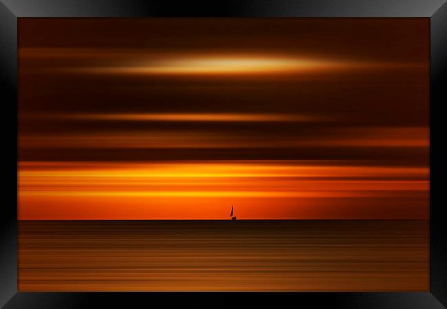  Sunrise on the beach Framed Print by Robin Marks