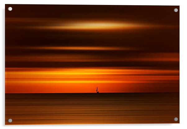  Sunrise on the beach Acrylic by Robin Marks