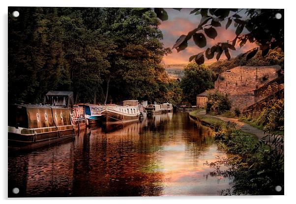  Rochadale Canal . Acrylic by Irene Burdell