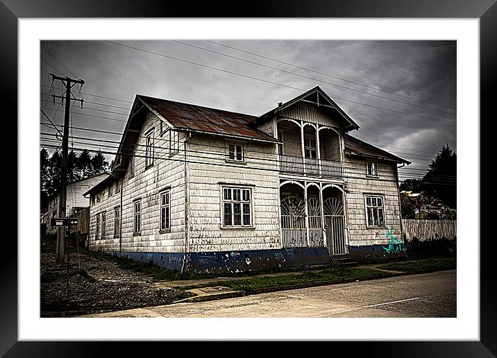  House in Puerto Varas Framed Mounted Print by David Hare