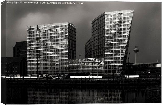  Apartments at Liverpool Docks Canvas Print by Ian Somerville