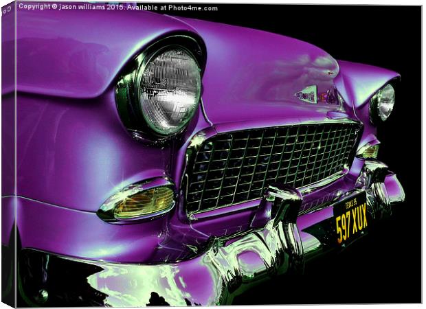  American Icon 1955 Chevy Canvas Print by Jason Williams