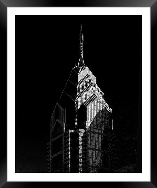 One Liberty Place Framed Mounted Print by Tom and Dawn Gari