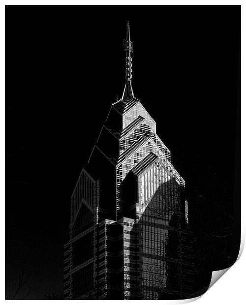  One Liberty Place Print by Tom and Dawn Gari