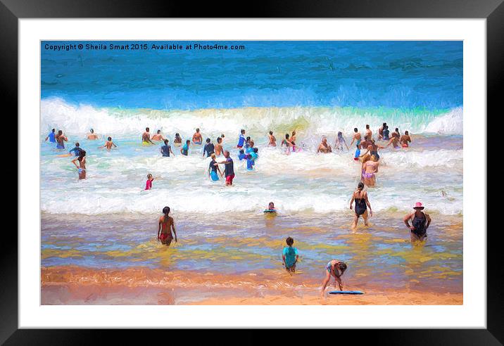 Summer time downunder Framed Mounted Print by Sheila Smart
