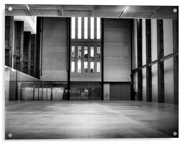 Empty spaces Tate Modern Acrylic by Maggie Railton