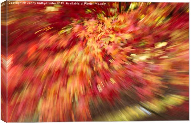  Autumn Burst Canvas Print by Danny Kidby-Hunter
