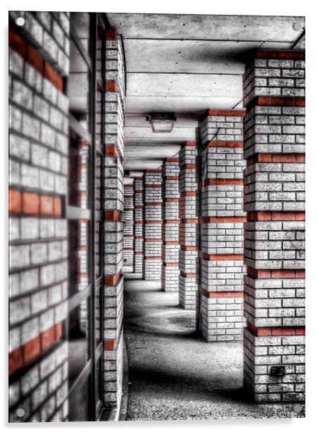  Brick Column  Acrylic by Scott Anderson