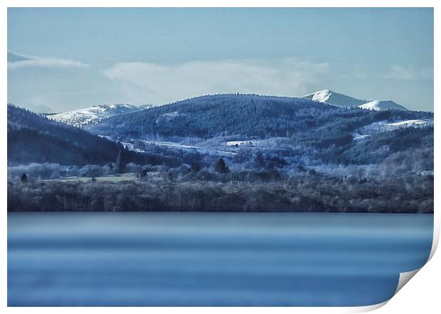 Loch Ness Blues Print by Jacqi Elmslie