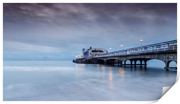  Bournemouth Pier, Hampshire Print by Adam Payne