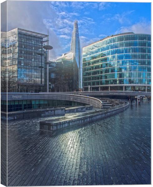  London Shard  Canvas Print by Clive Eariss