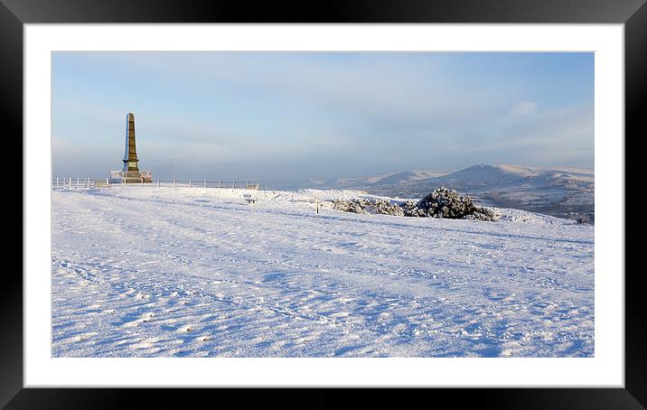  Werneth Low Landscape Framed Mounted Print by Andy McGarry