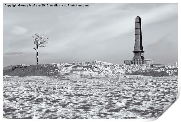  Werneth Low Landscape Print by Andy McGarry