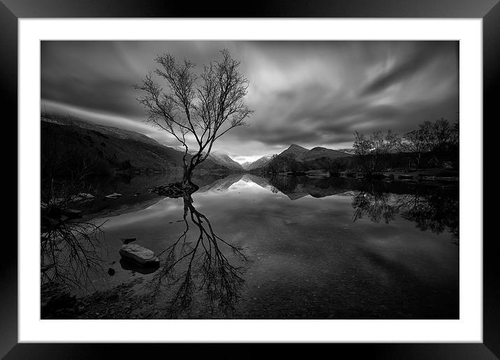  Dark Reflections Framed Mounted Print by Jed Pearson