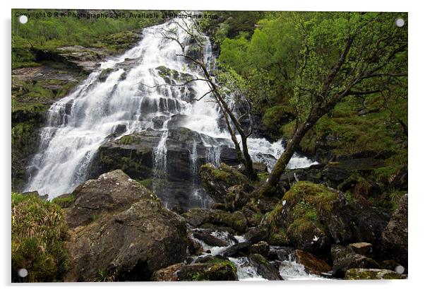  Steall Falls Acrylic by R K Photography