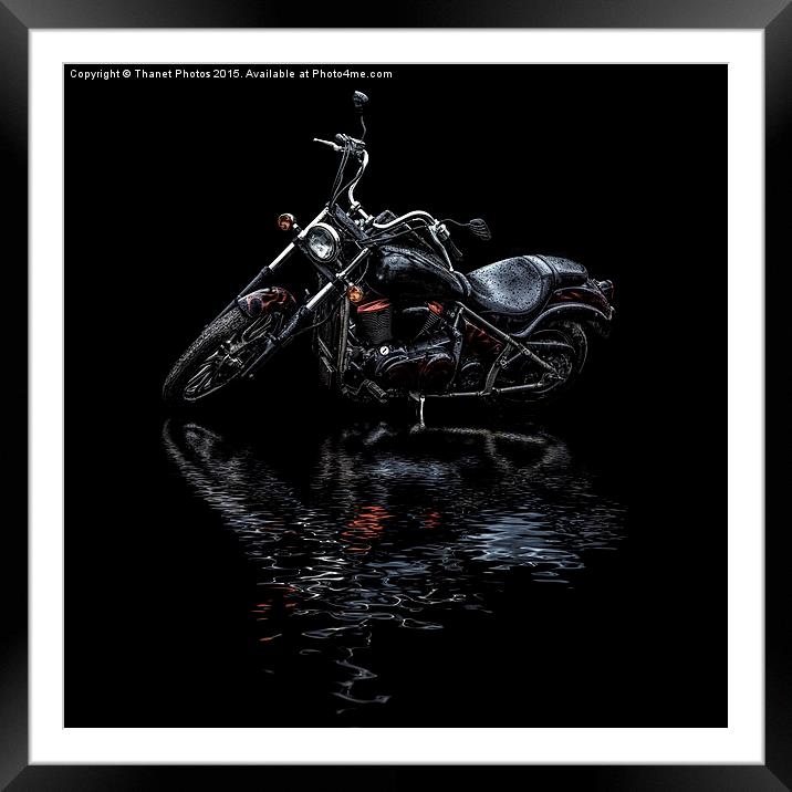  Custom bike 2 Framed Mounted Print by Thanet Photos