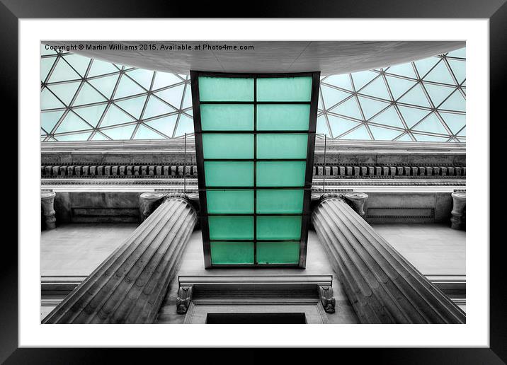  British Museum London Framed Mounted Print by Martin Williams