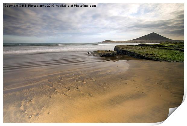  Tenerife El Medano beach Print by R K Photography