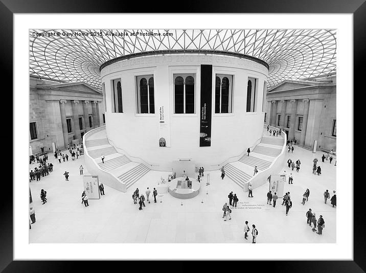  The British Museum Framed Mounted Print by Gary Horne