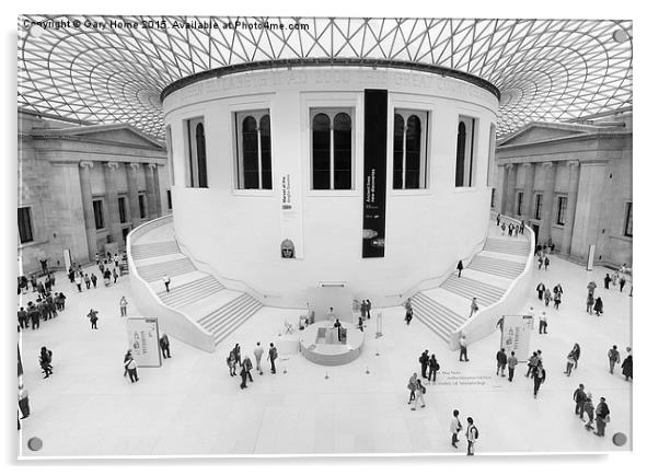  The British Museum Acrylic by Gary Horne