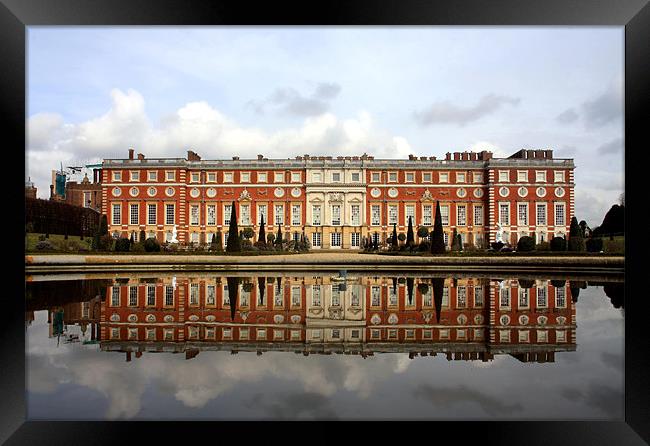 Hampton Court Palace Framed Print by Gail Johnson