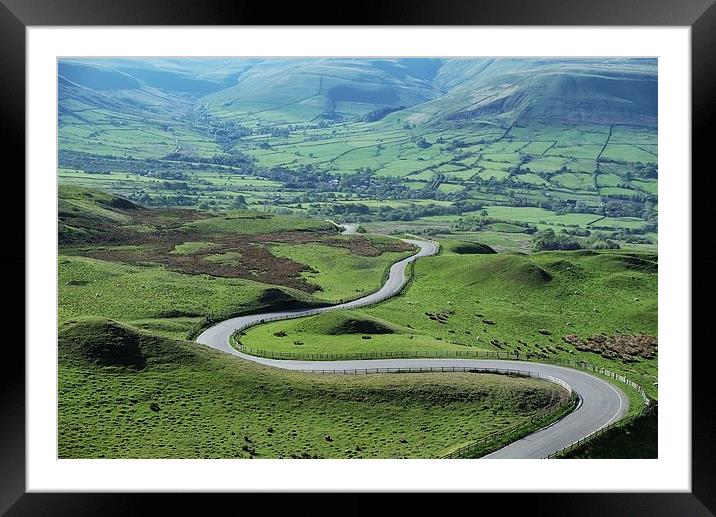  The long winding road Framed Mounted Print by Gerald Robinson