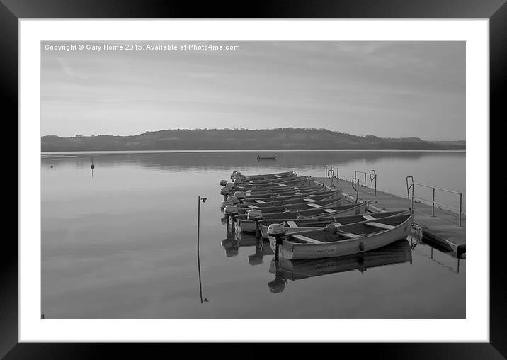  Chew Valley Lakes Framed Mounted Print by Gary Horne