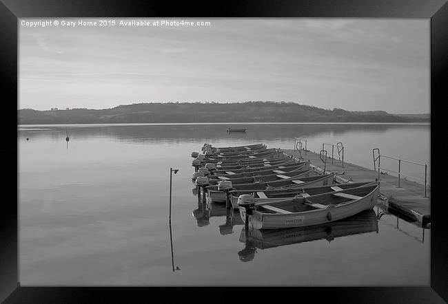  Chew Valley Lakes Framed Print by Gary Horne