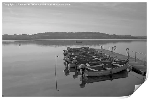  Chew Valley Lakes Print by Gary Horne