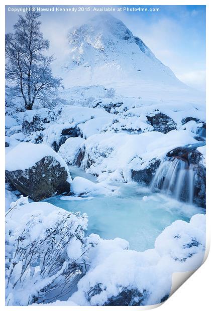 Buachaille Etive Mor Print by Howard Kennedy