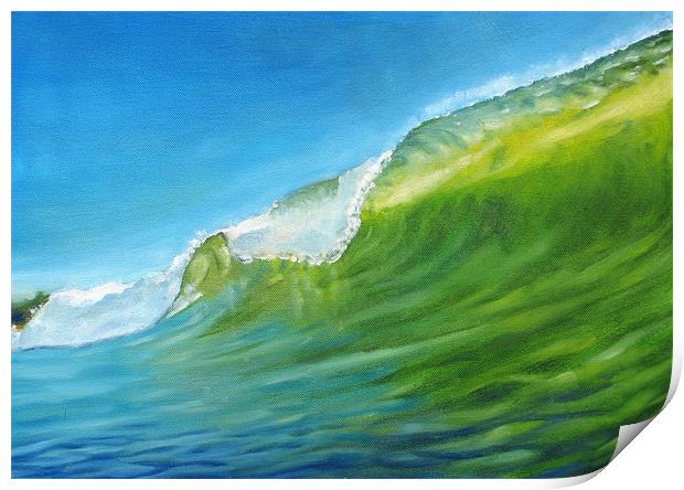 Summer Waves #1 Print by Olivier Longuet