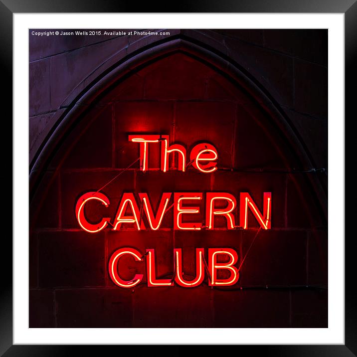 The iconic Cavern Club Framed Mounted Print by Jason Wells