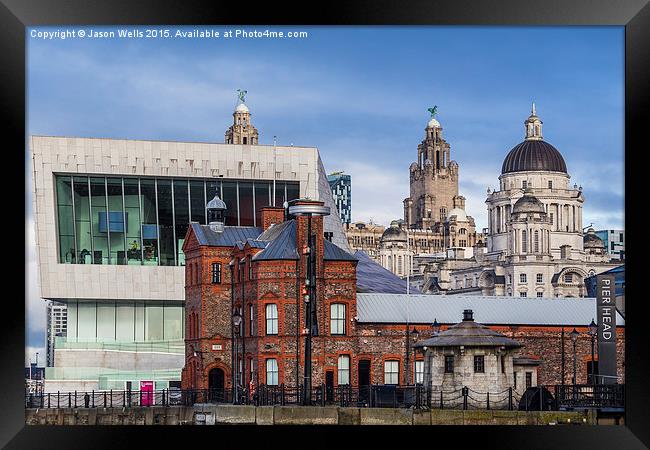  Liverpool's waterfront Framed Print by Jason Wells
