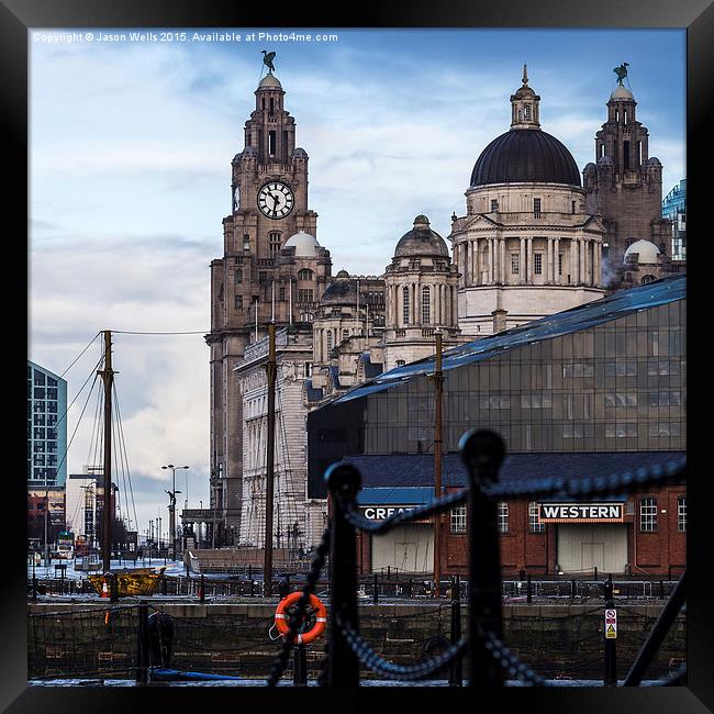  Liverpool's waterfront Framed Print by Jason Wells