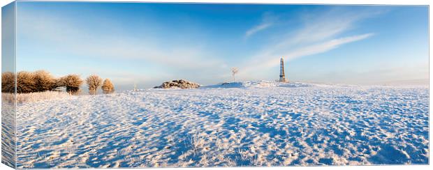  Werneth Low Panorama Canvas Print by Andy McGarry