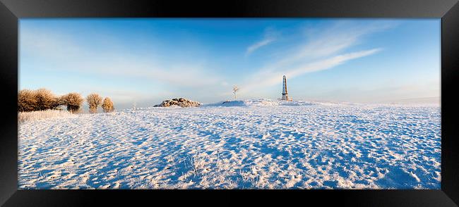  Werneth Low Panorama Framed Print by Andy McGarry